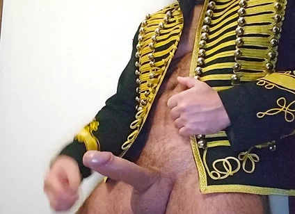 Daddy Huge Cock Masturbating