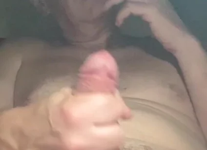 Mature Man Smoking and Masturbating