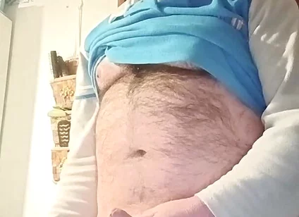 A Wank in My Bathroom Before Going to Sleep!
