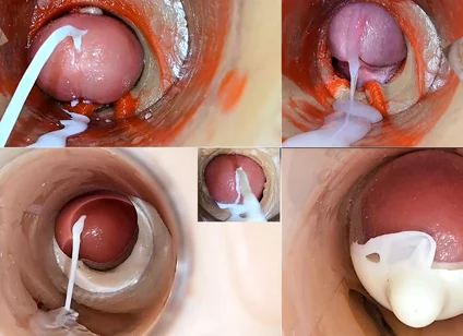 Cumfeti Dripping Creampie Compilation- Endoscopy View