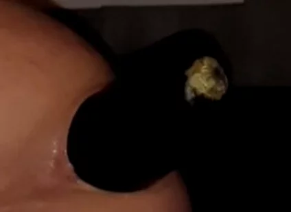 2 Huge Anal Eggplants Insertion ..big Anal Stretching!!