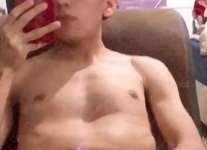 Getting horny until i show you my shaved boy pussy and cock