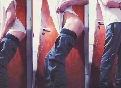 18 Year Old in College Bathroom