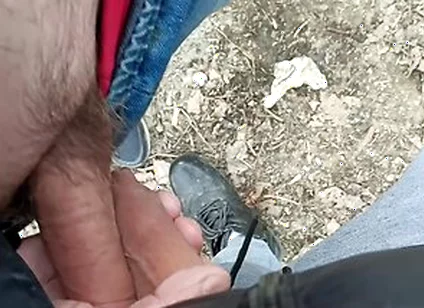 Old Man Fucks My Foreskin - Enjoying Uncut Cock - Cum On Uncut Dick