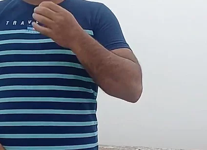 Indian Daddy Takes off His Clothes in Freezing Winter Fog