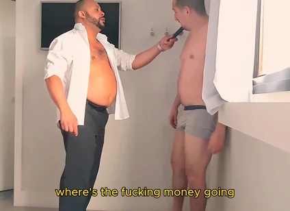 Bearzinho Black - the Debt Collector’s Bondage Interrogation