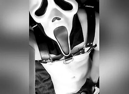Ghost Face Jerks Off Onto Your Face