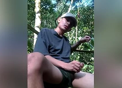 Jerking Off In The Park