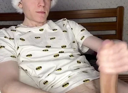Fingering Spot Makes Horny Twink Moan Loudly Alone