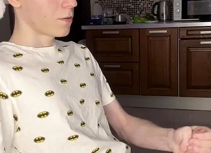 Naughty Solo Session Floods Twink Abs with Cum