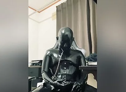 Rubber Fetish Hot Masturbation