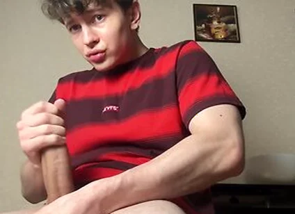 Handsome Student 18+ Skips Classes To Jerk Off His Monster Cock - Rushlight Dante / Young / Sexy / Top