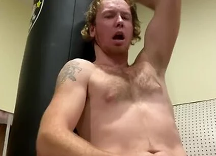 Gym Bro Jerk Off Breath Play