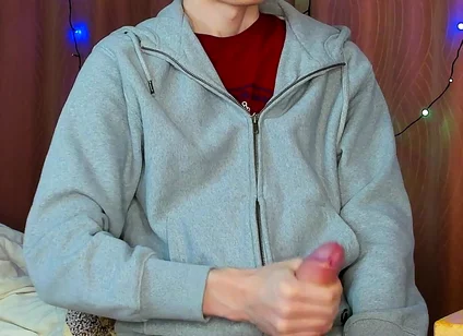 Huge Load Builds as Twink Imagines Friend Sucking