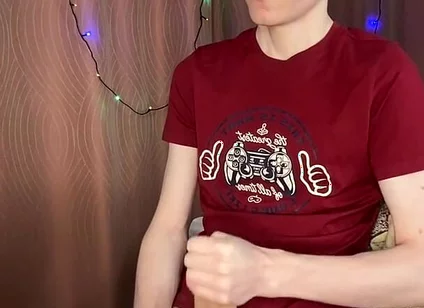 23cm Cock Explodes After Teasing Sensitive Head