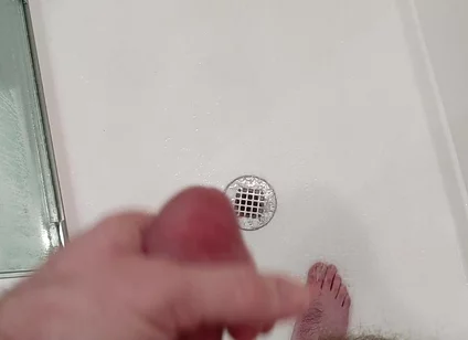 Jerking It in the Hotel Shower Stall