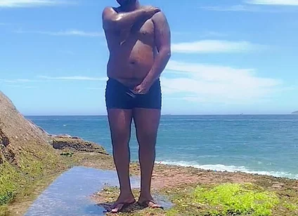 Showing off My Big Body in Rio De Janeiro