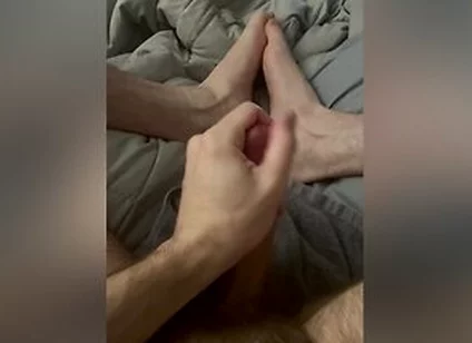 Hairy Groaning Creamy Cumshot