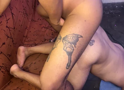 Tattooed Fucks Me in His Furniture