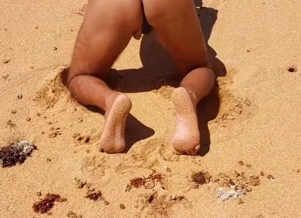 Ladysilva Shemale on the Beach What a Hot Ass in Bikini