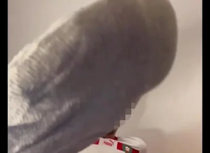 Arab Football Player Jerks off His Fat Cock and Asks for Feet and Socks Worship