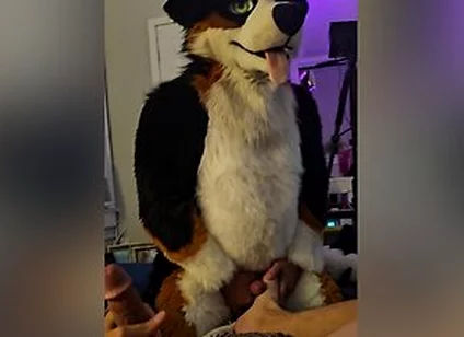 Lewdmindedlynx Helps Angrybarks Through His Rut Week Cums Inside And On His Feet Paws