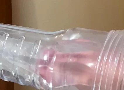 Hairy Bear Pumps the Fuck Out of His Fleshlight