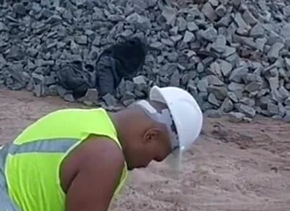 The Workers Were Alone on the Site and Look What They Did