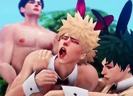 Car Toon - Heros Egg Hunt - Ida X Midoriya X Bakugo - My Hero Academia 3d Animation Parody