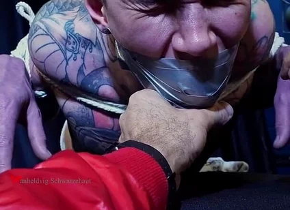 Nicky Predicament Bondage with Socks Gagging