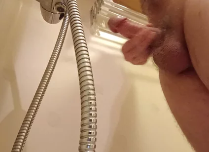 December Bathroom Cumshot