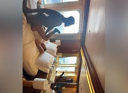 Sucking Dick Outside On Cruise Balcony Then Inside To Get My Ass Filled With A Huge Load!
