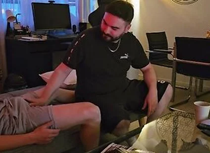 20 Year Old Stepbrother Of A Girlfriend Wants To Try It The First Time With A Guy
