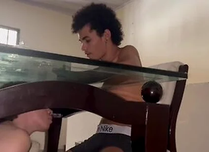 He Sucked Straight While Playing Video Games Under The Table