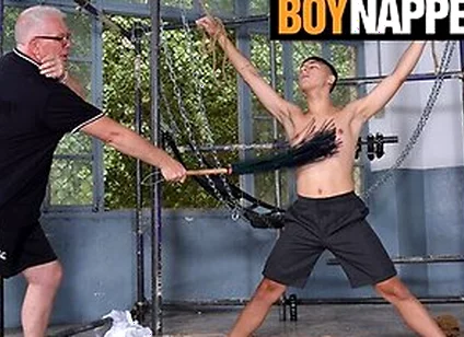 Twink Jonny Montero Gets His Cock Played By Master Kane