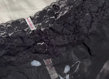 Cum on Wife’s Panties 6