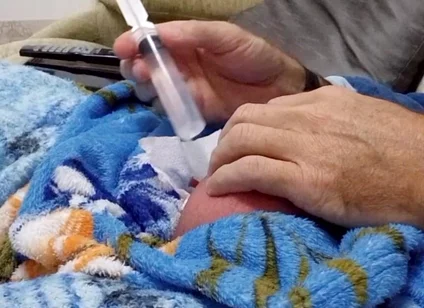 60cc Saline Injection in Each Egg