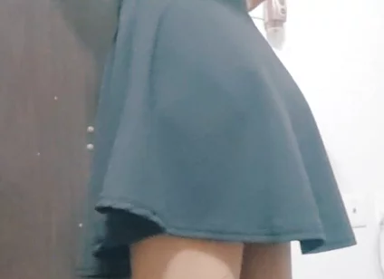 Sissy Femboy Strokes Her Cock