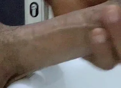 Jerking at Work in Toilet of My Boss