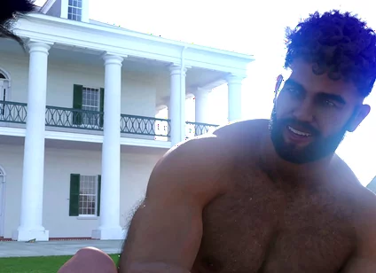 Ethan Playing with Two Muscle Daddies