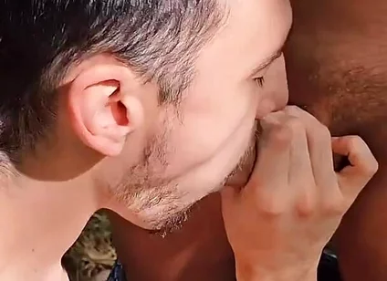 Caught Fucking in the Forest Two Men