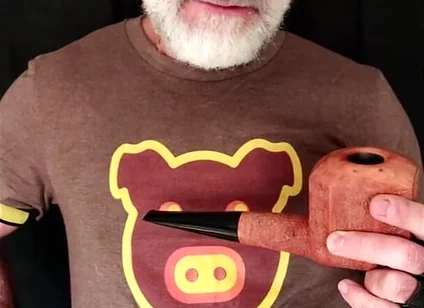 Huge Pipe Smoking Dad