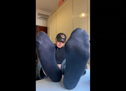 Rich Man's Feet in Motion