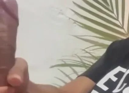Young Man Enjoying a Rich Handjob