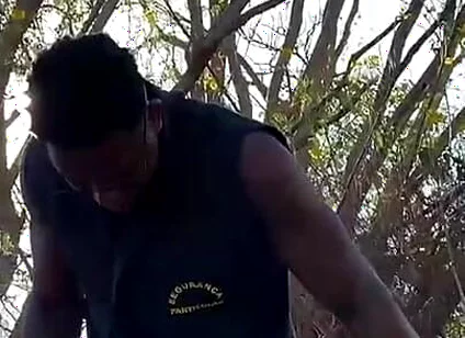 Vigilante Humiliating the Worker