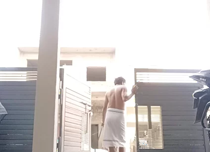 Washing My Yard in a Towel