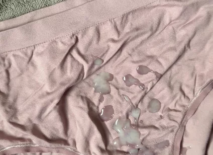 Cum on Wife’s Panties 8