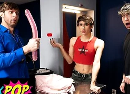 Airport Security Dom King Frees Foxy Alex From His Cock Cage And Licks His Delicious Ass