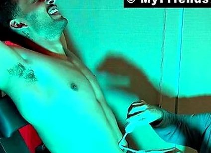 Bound Luca R Laughs Hard While Being Tickled By A Horny Stepdaddy