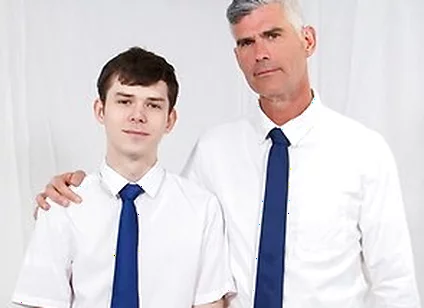 President Oaks And Dakota Lovell - Big Cock Priest Pounds Teen 18+ Sinner Bareback In His Office After Confession
